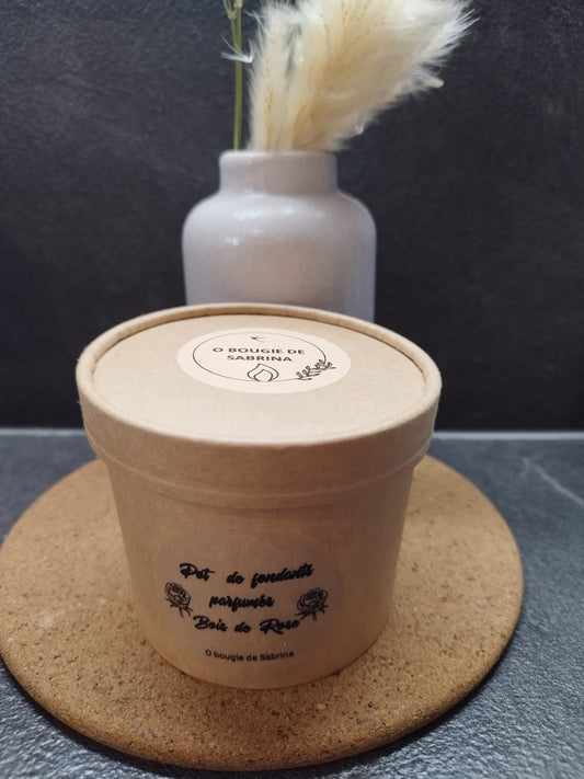 Pot de fondants parfumés 100 gr ,parfum bois de Rose