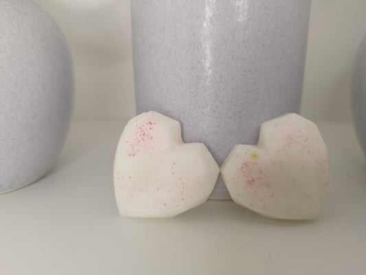 2 cœurs fleur de coton