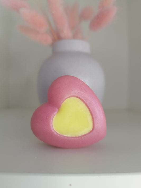 fondant cœur fruits rouges