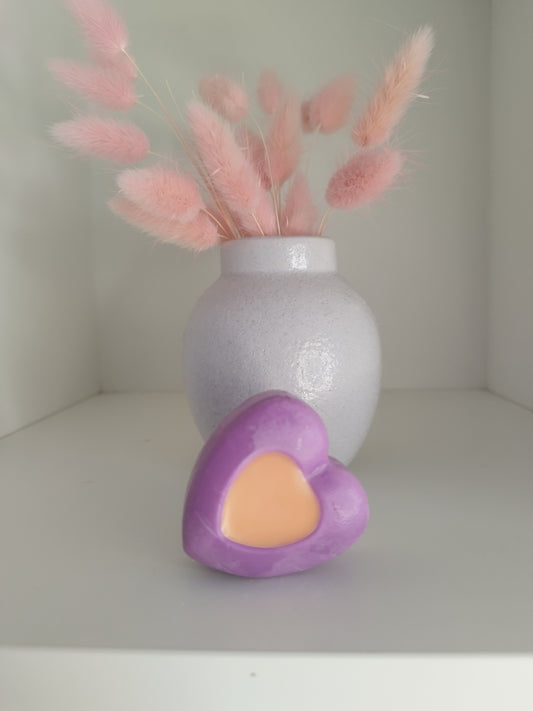 Fondant  coeur jardin floral