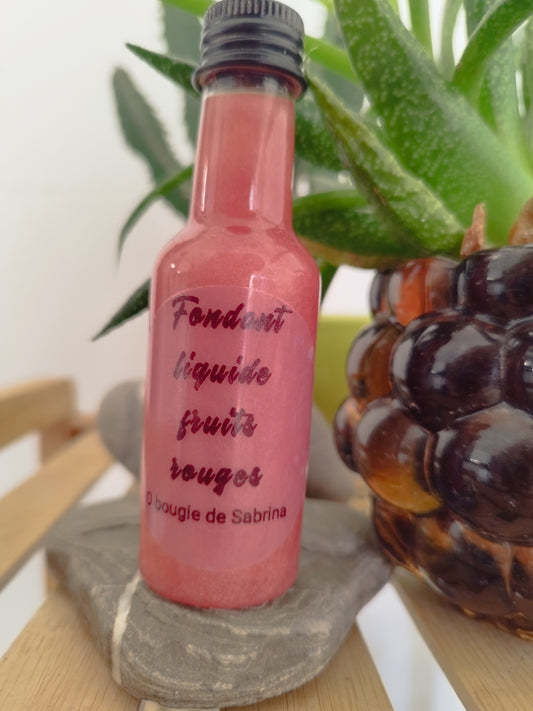Fondant liquide fruits rouges