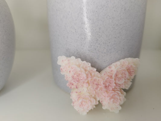Fondant papillon fleurs de coton