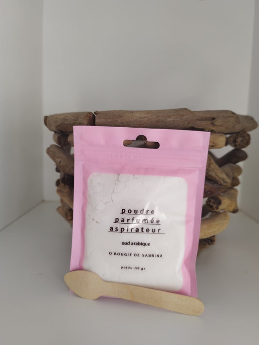 poudre parfumée  aspirateur  parfum oud arabique