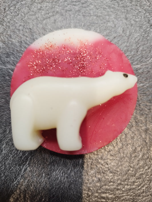 Galet fondant ours polaire pomme d amour