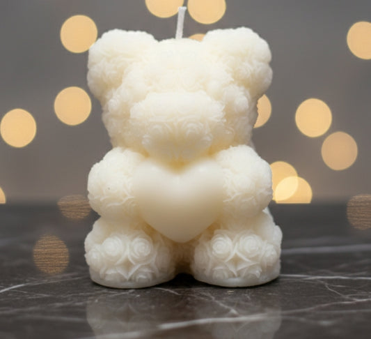 petit nounours parfum nougat blanc