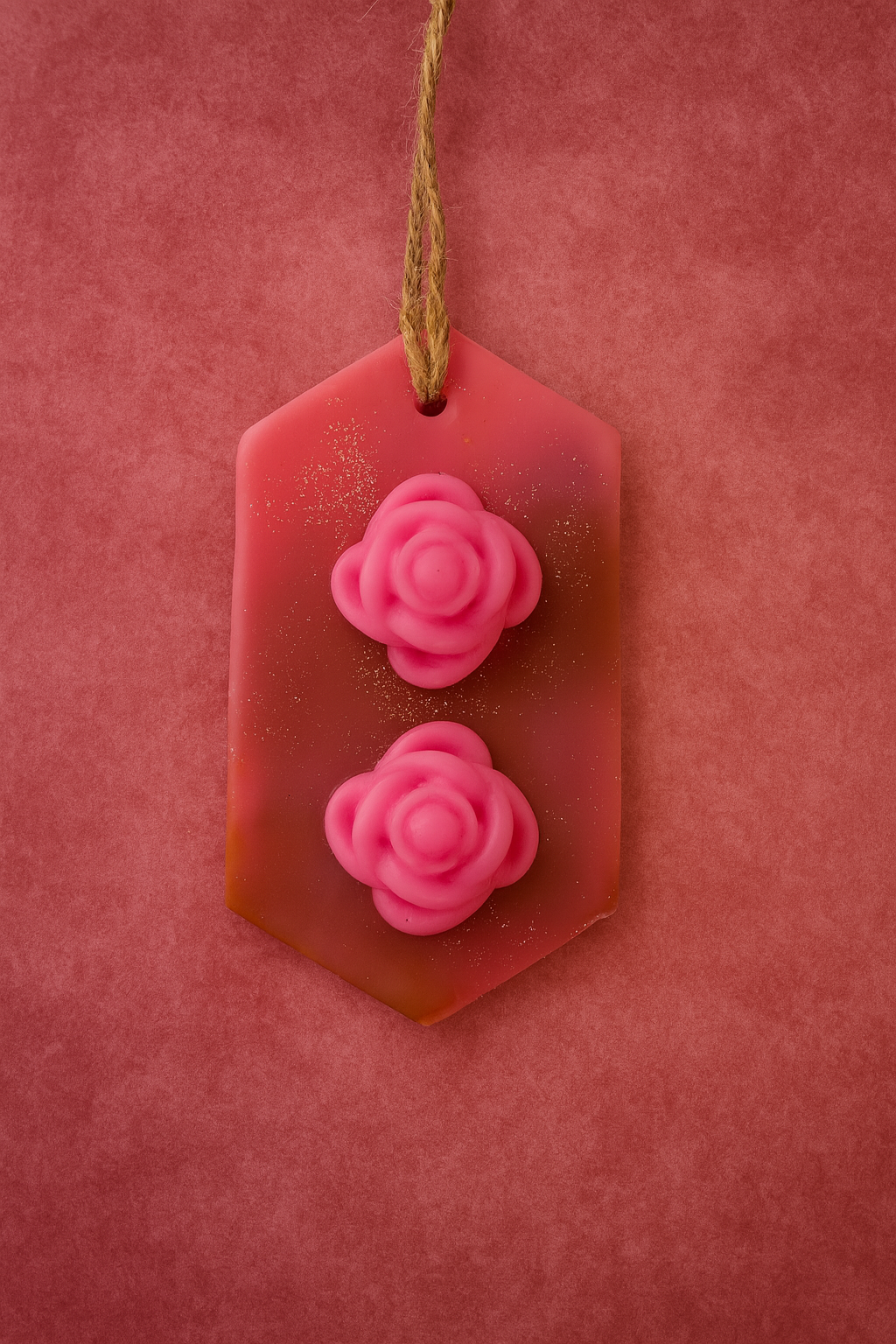 Suspension  parfum bois de rose, Inspiré d'un célèbre parfum. Une senteur sensuelle et mystique