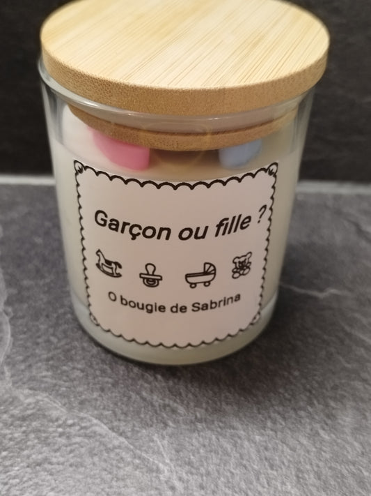 Bougie Garcon ou fille ( pour un petit garçon)