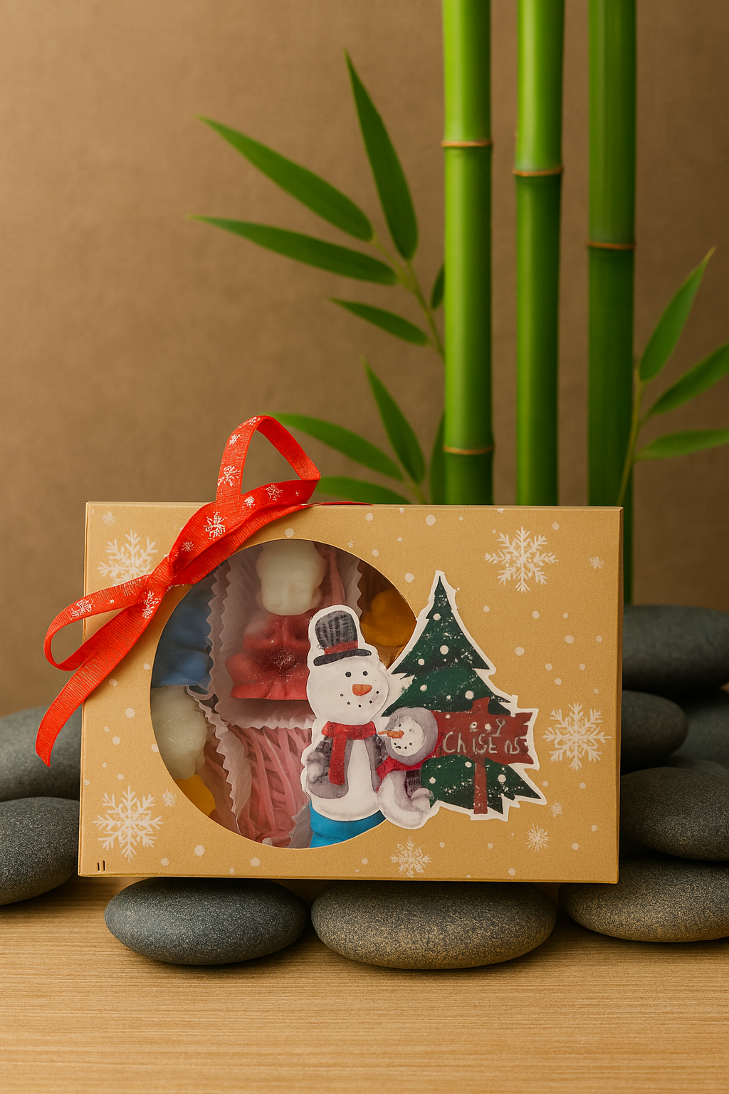 Sur commande ! Coffret de 6 bouddhas( brûleur disponible dans la collection des brûleurs à fondants)