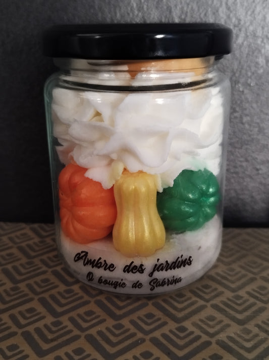 Ambre des jardins parfum citrouille blanche ambré
