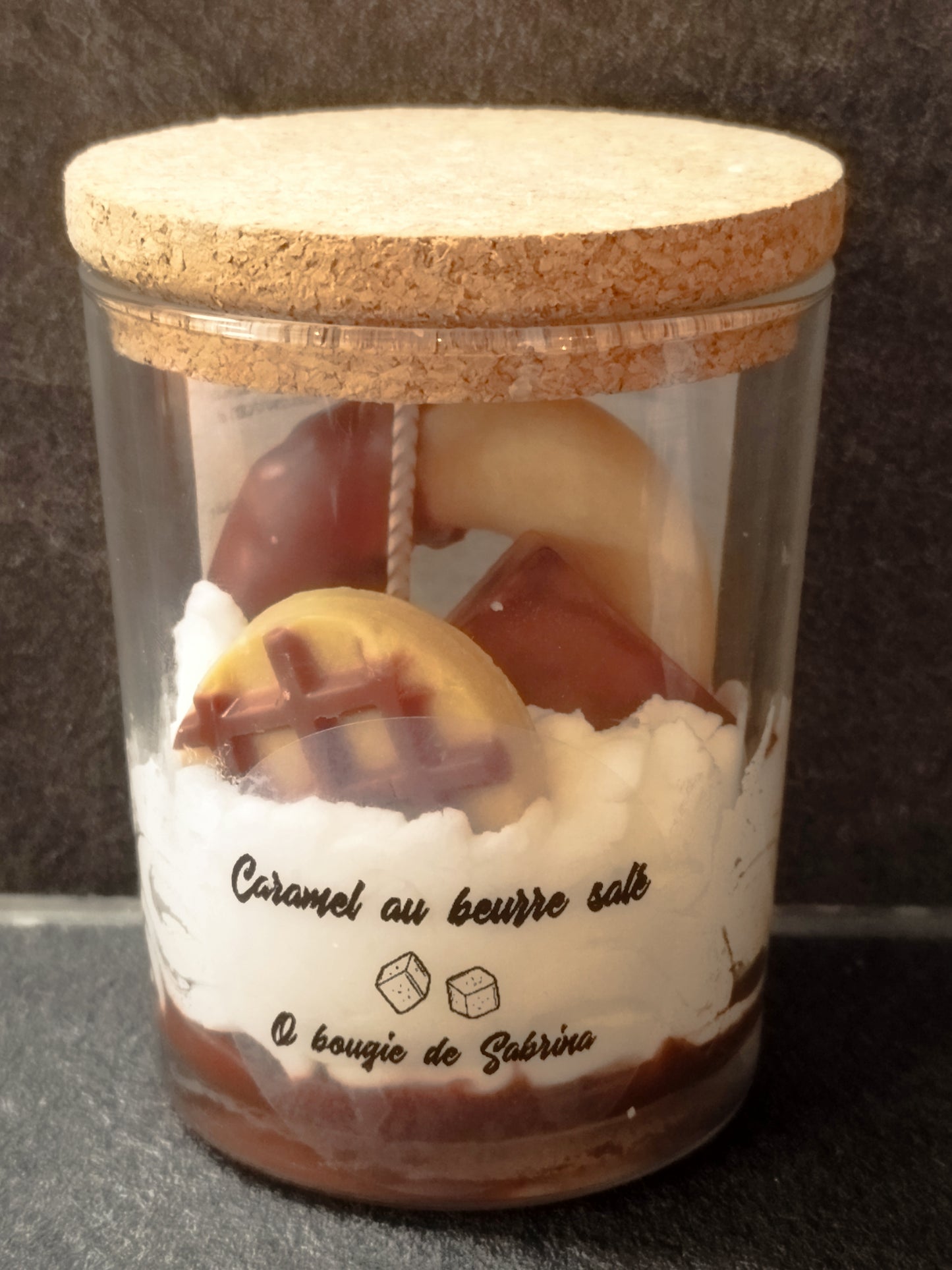 Bougie : caramel au beurre salé