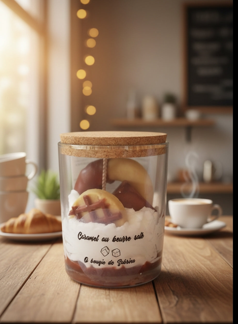 Bougie : caramel au beurre salé