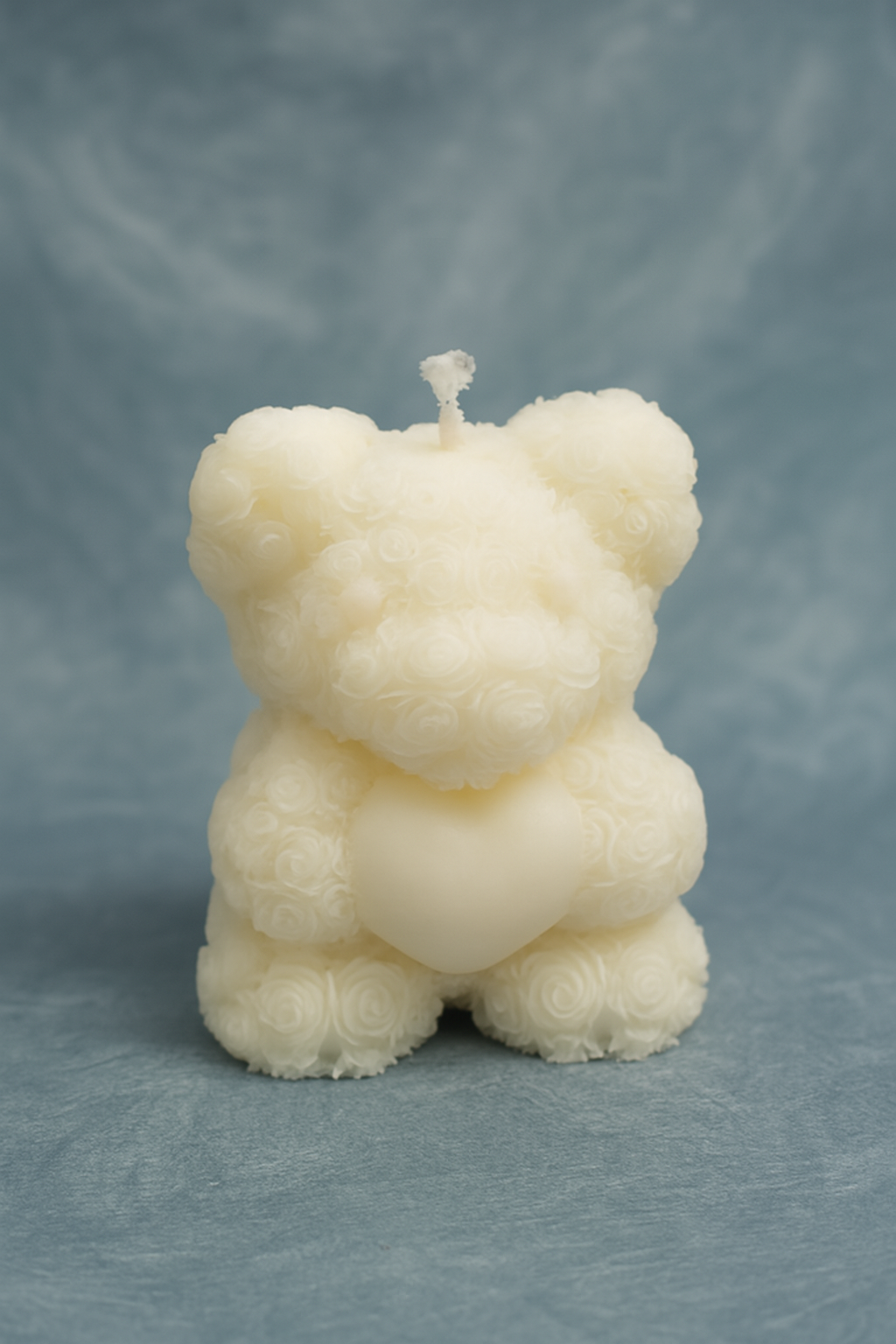 petit ourson fleurs de coton