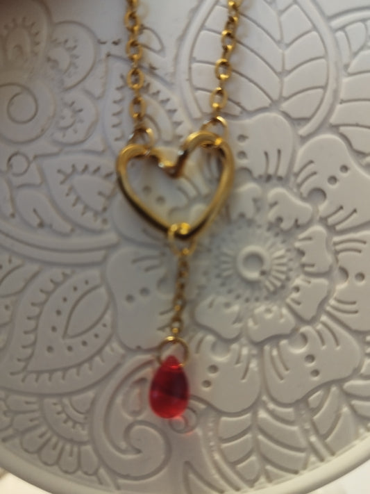 Secret de flamme inspiration  la vie est belle  ( collier doré)
