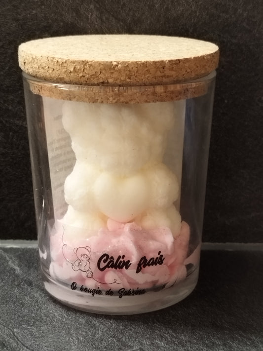 bougie  Câlin  frais  parfum linge propre